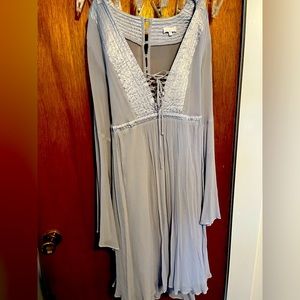 Ghost London sheer mini dress